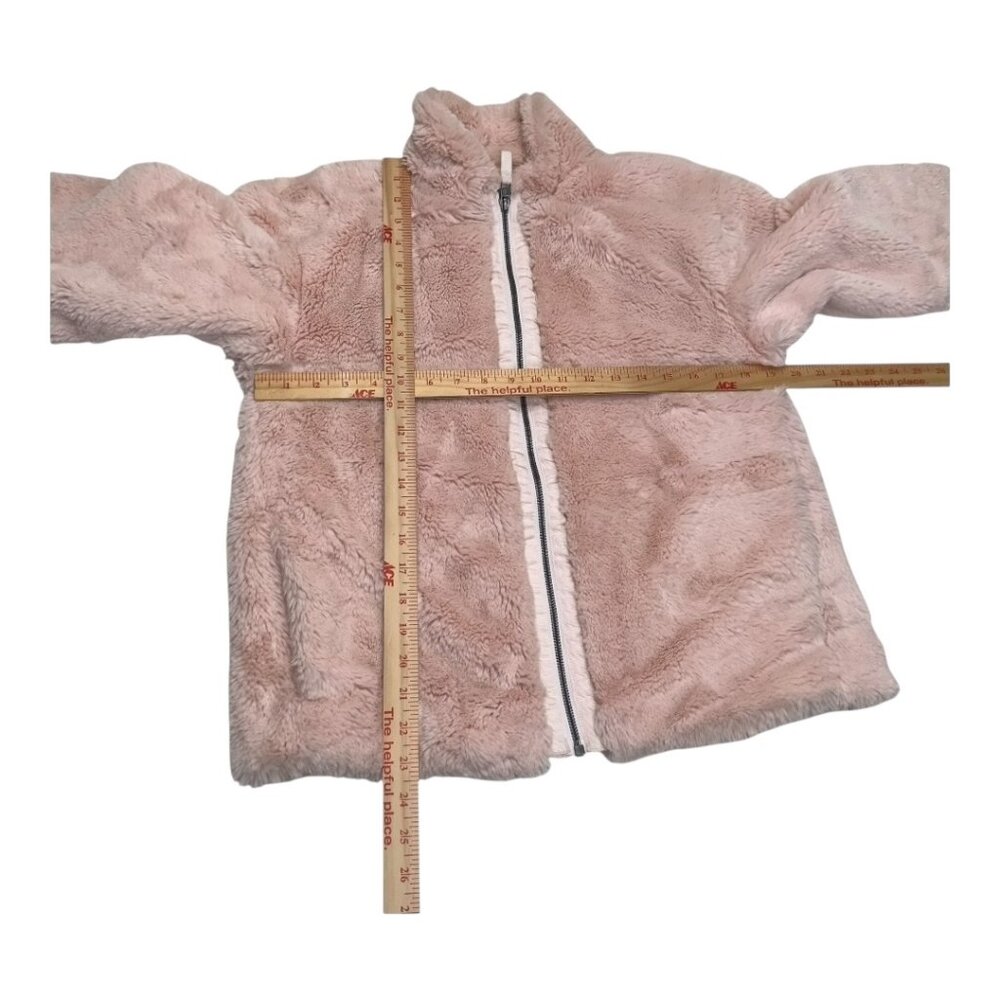 Patagonia Women’s Furry Fleece Jacket XXL (Jr) Pink Blush Full Zip - Picture 7 of 7